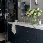 Luxury Moody Dark Primary Bathroom