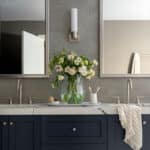 Recessed Cabinets Above Vanity