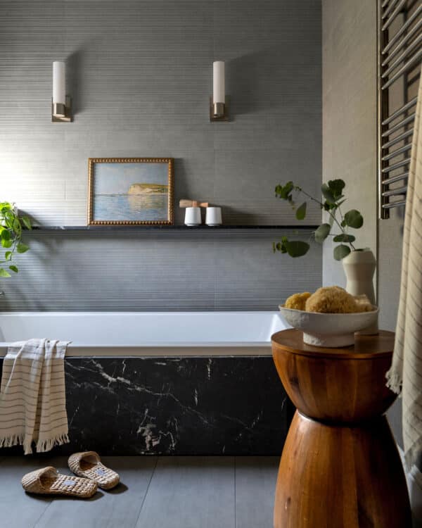 Soaking Tub Black Marble